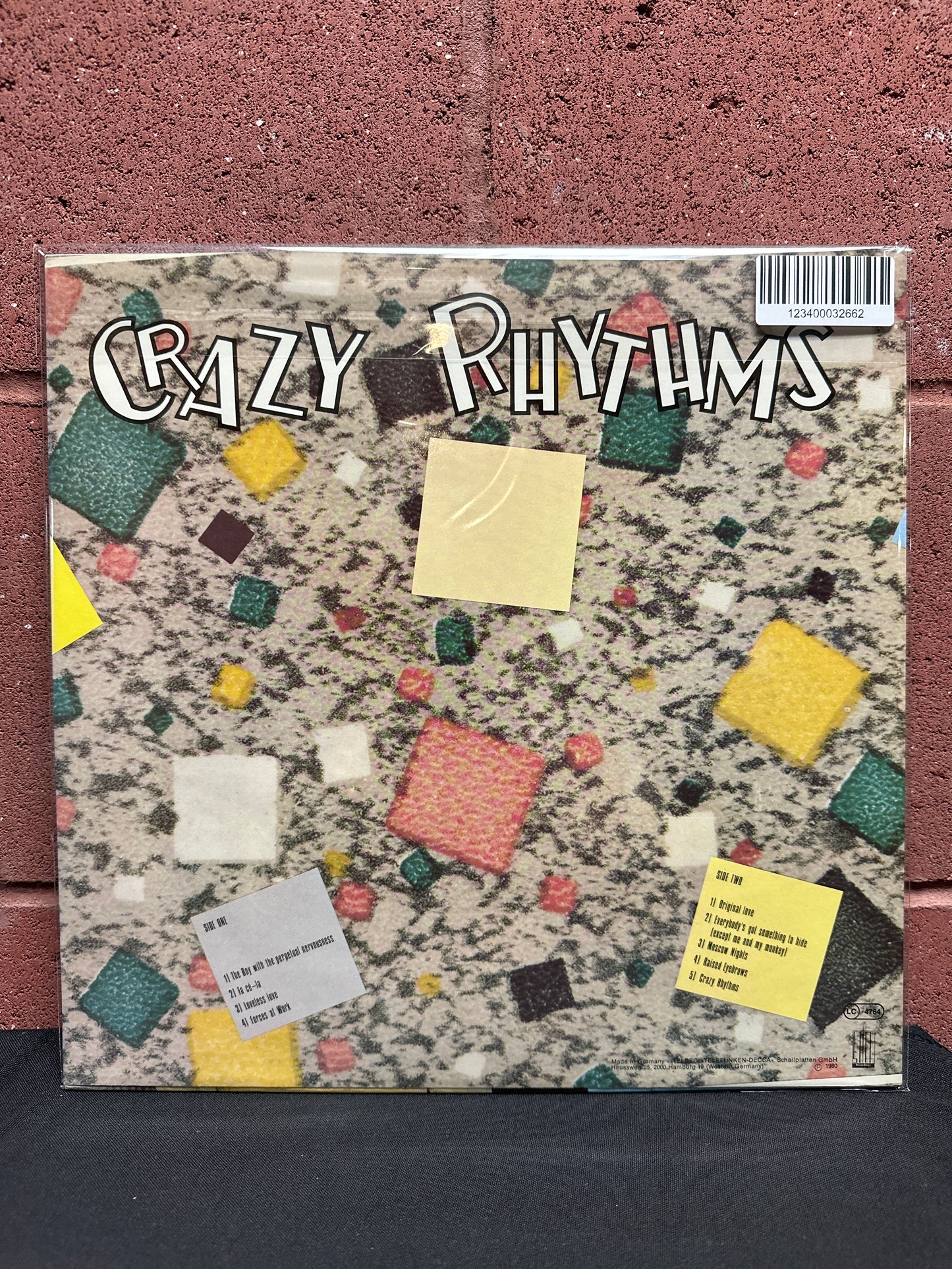 Used Vinyl:  The Feelies ”Crazy Rhythms” LP