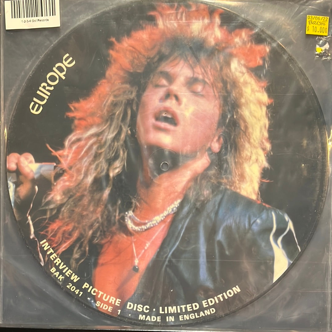 USED VINYL: Europe "Interview" LP (Picture Disc)