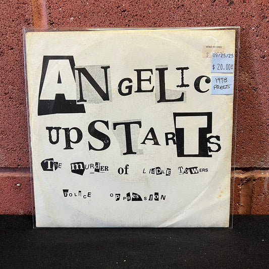 Used Vinyl: Angelic Upstarts "The Murder Of Liddle Towers" 7" (1978 Small Wonder/Rough Trade Press EG Matrix)