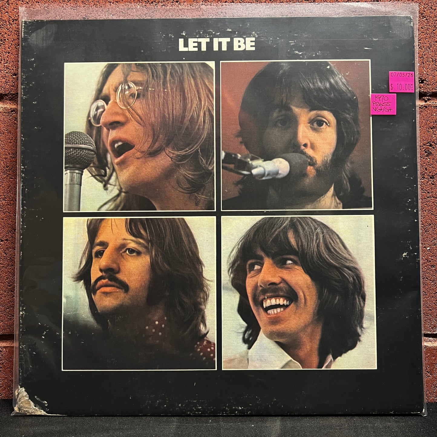 Used Vinyl: The Beatles "Let It Be" LP (1970 Press)