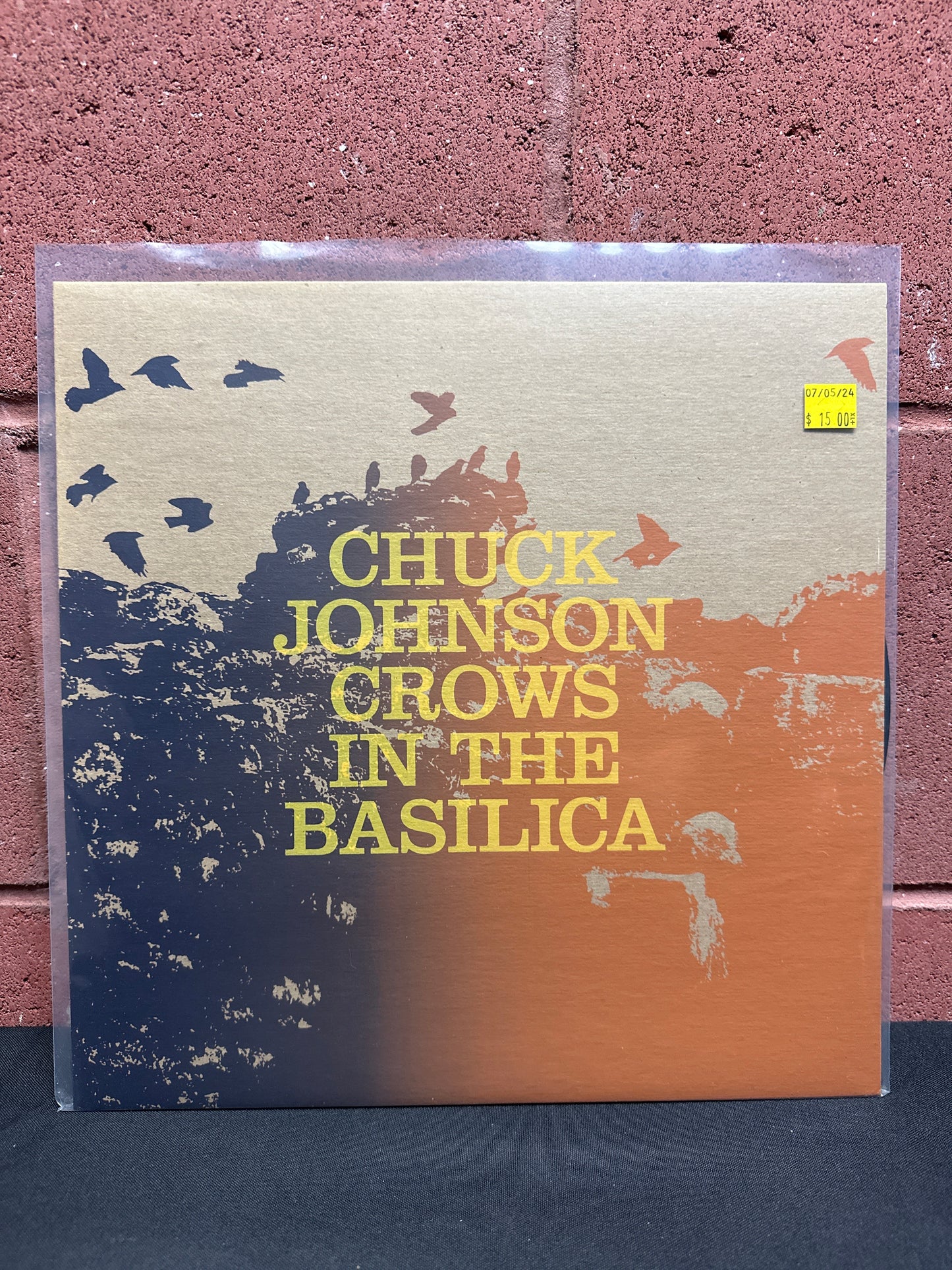 Used Vinyl:  Chuck Johnson ”Crows In The Basilica” LP