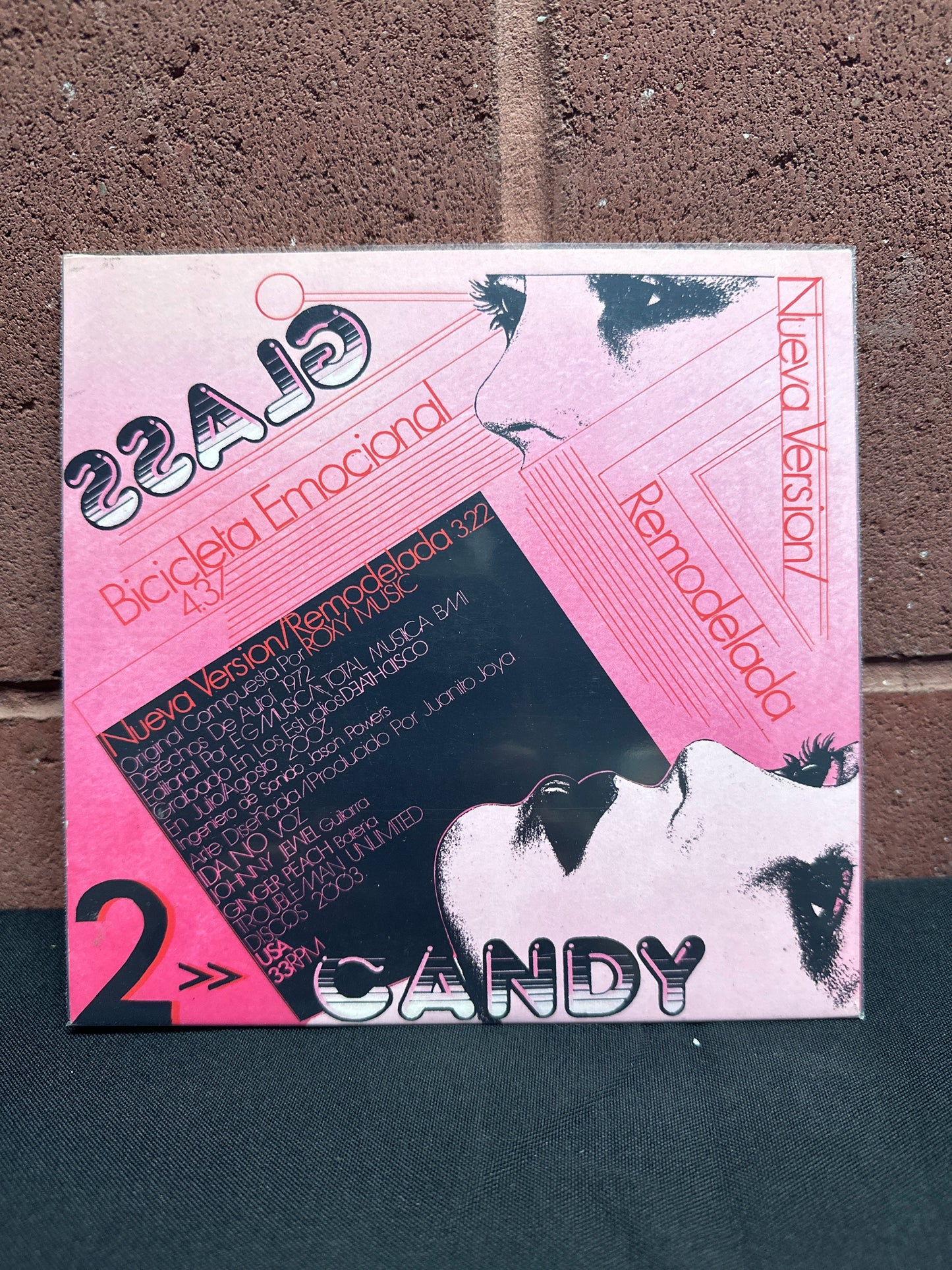 Used Vinyl:  Glass Candy ”Bicicleta Emocional” 7"