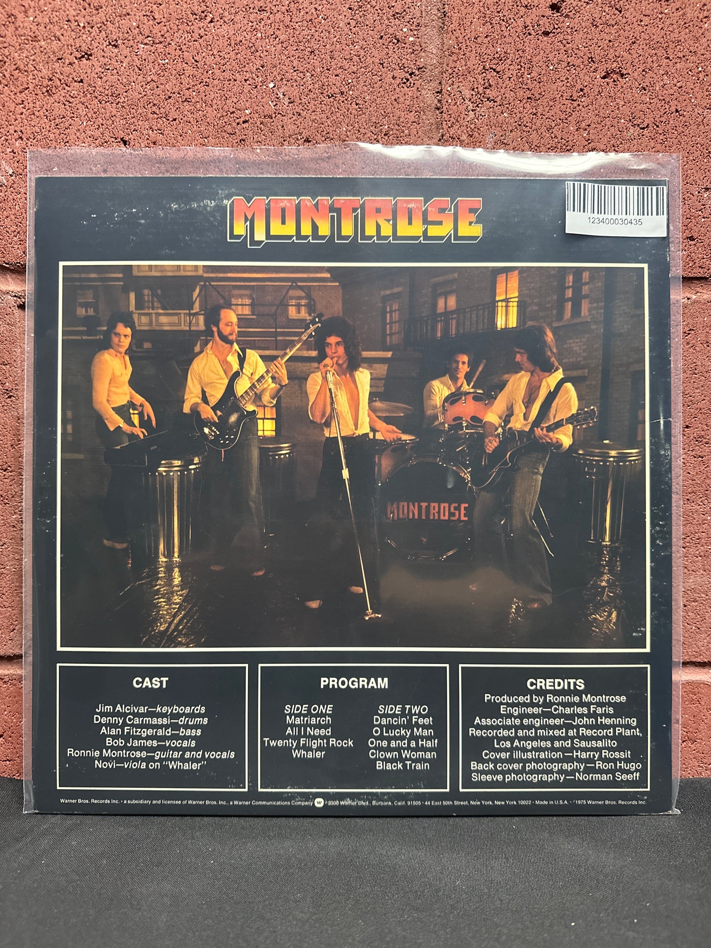 Used Vinyl:  Montrose ”Warner Bros. Presents Montrose!” LP