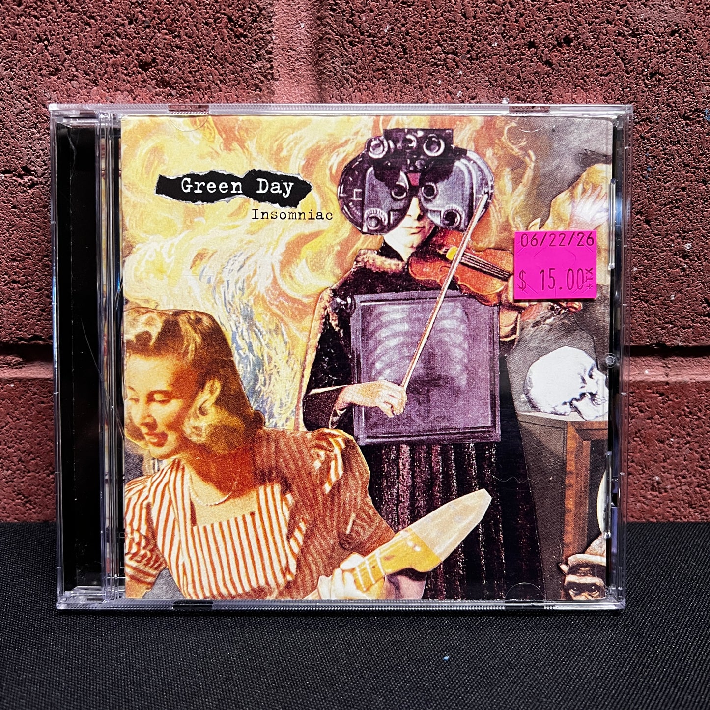 Used CD: Green Day "Insomniac" CD (1995 Japanese Press w/ Bonus Track)