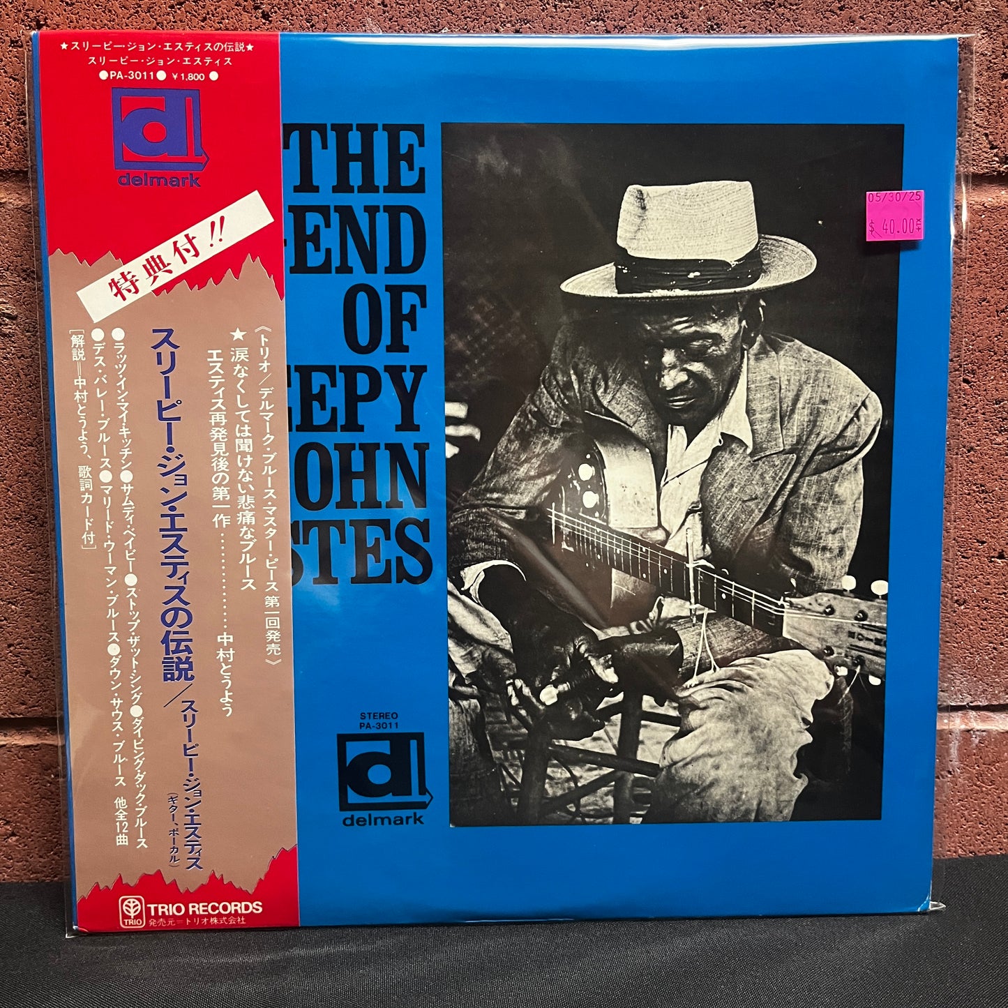 Used Vinyl: Sleepy John Estes "The Legend Of Sleep John Estes" LP (Japanese Press)