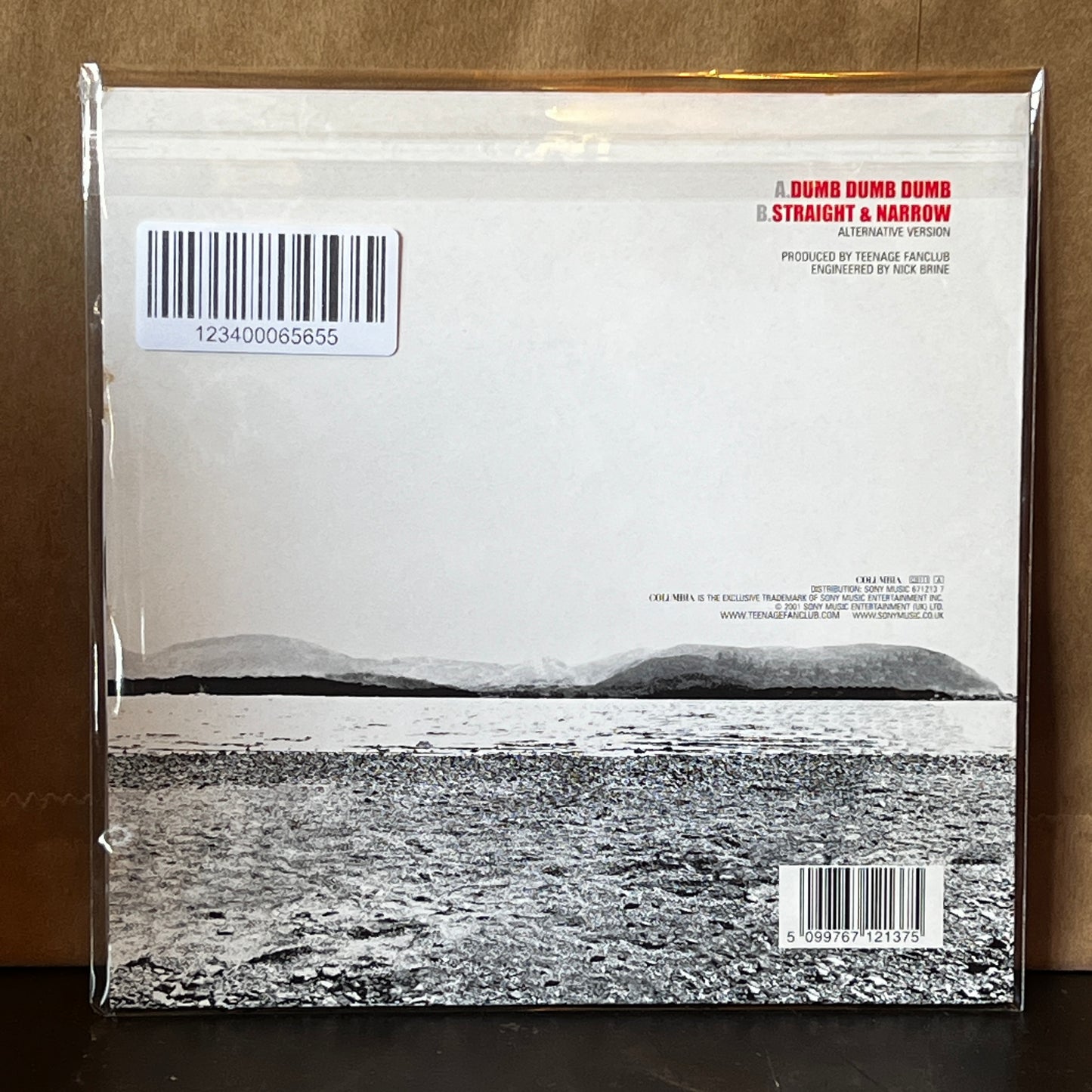 Used Vinyl: Teenage Fanclub "Dumb Dumb Dumb / Straight & Narrow (Alternative Version)" 7" (2001 UK Issue)