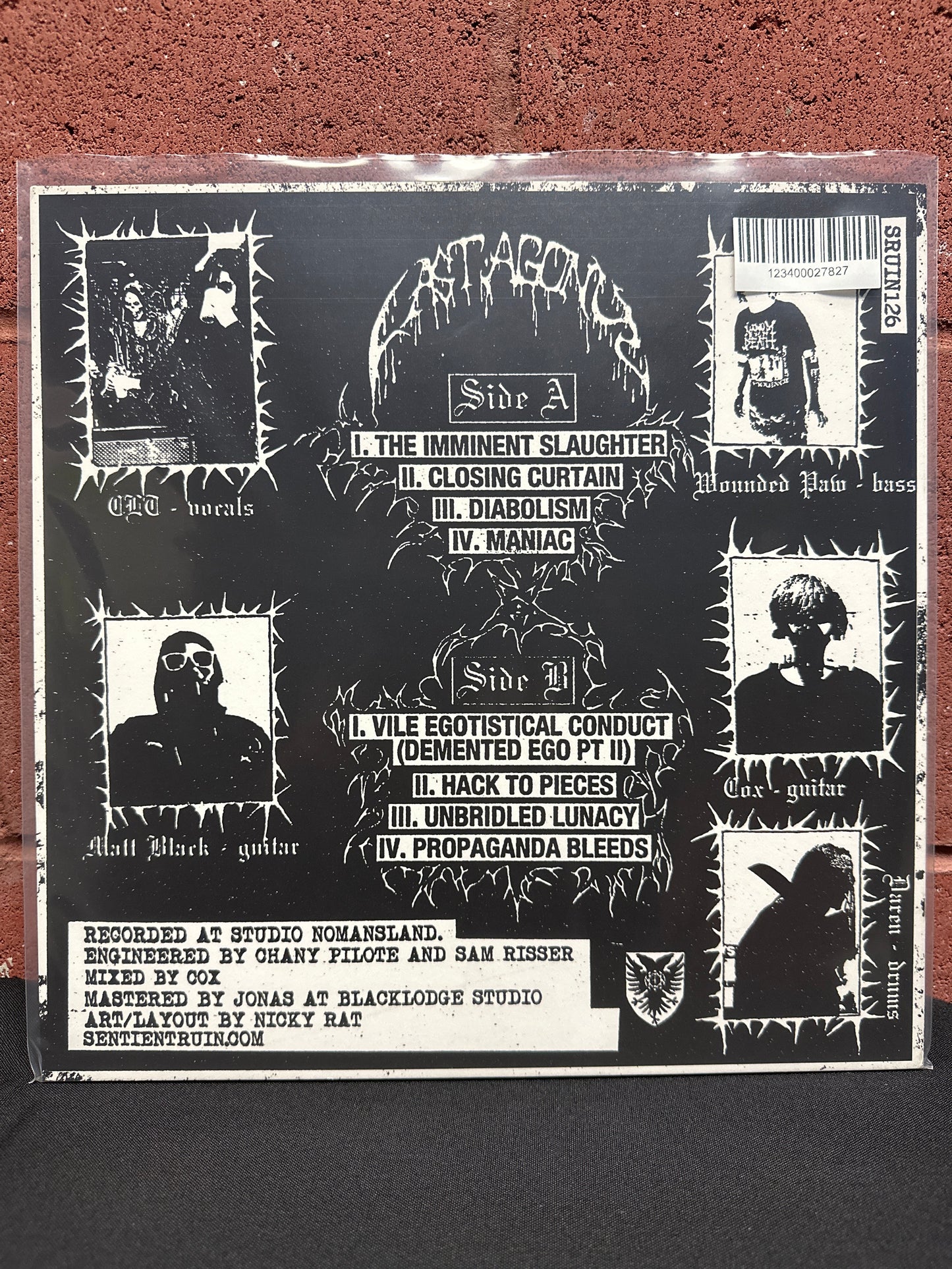 Used Vinyl:  Last Agony ”The Imminent Slaughter” LP