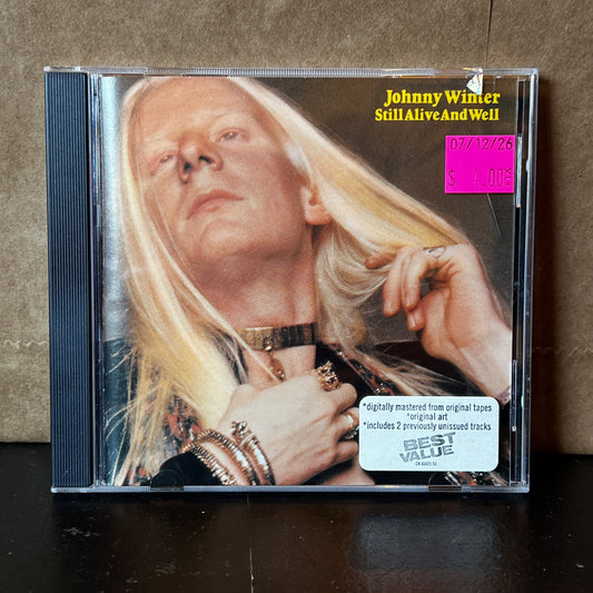 Used CD: Johnny Winter "Still Alive And Well" CD