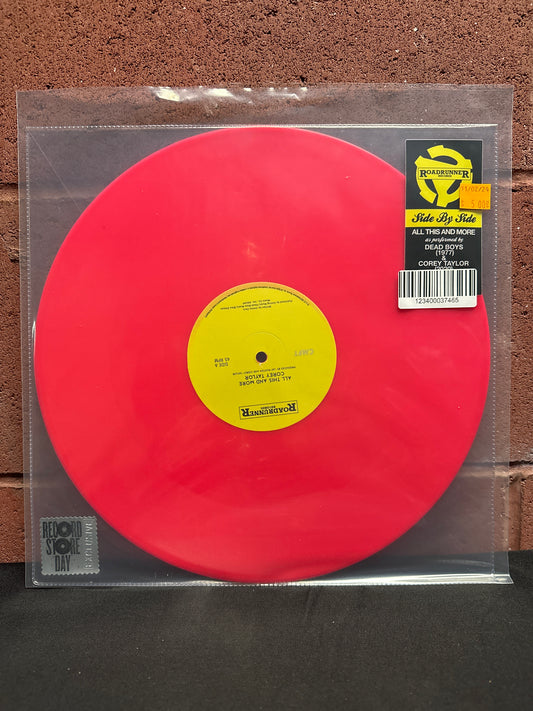 Used Vinyl:  Corey Taylor / The Dead Boys ”All This And More” 12" (Red Vinyl)