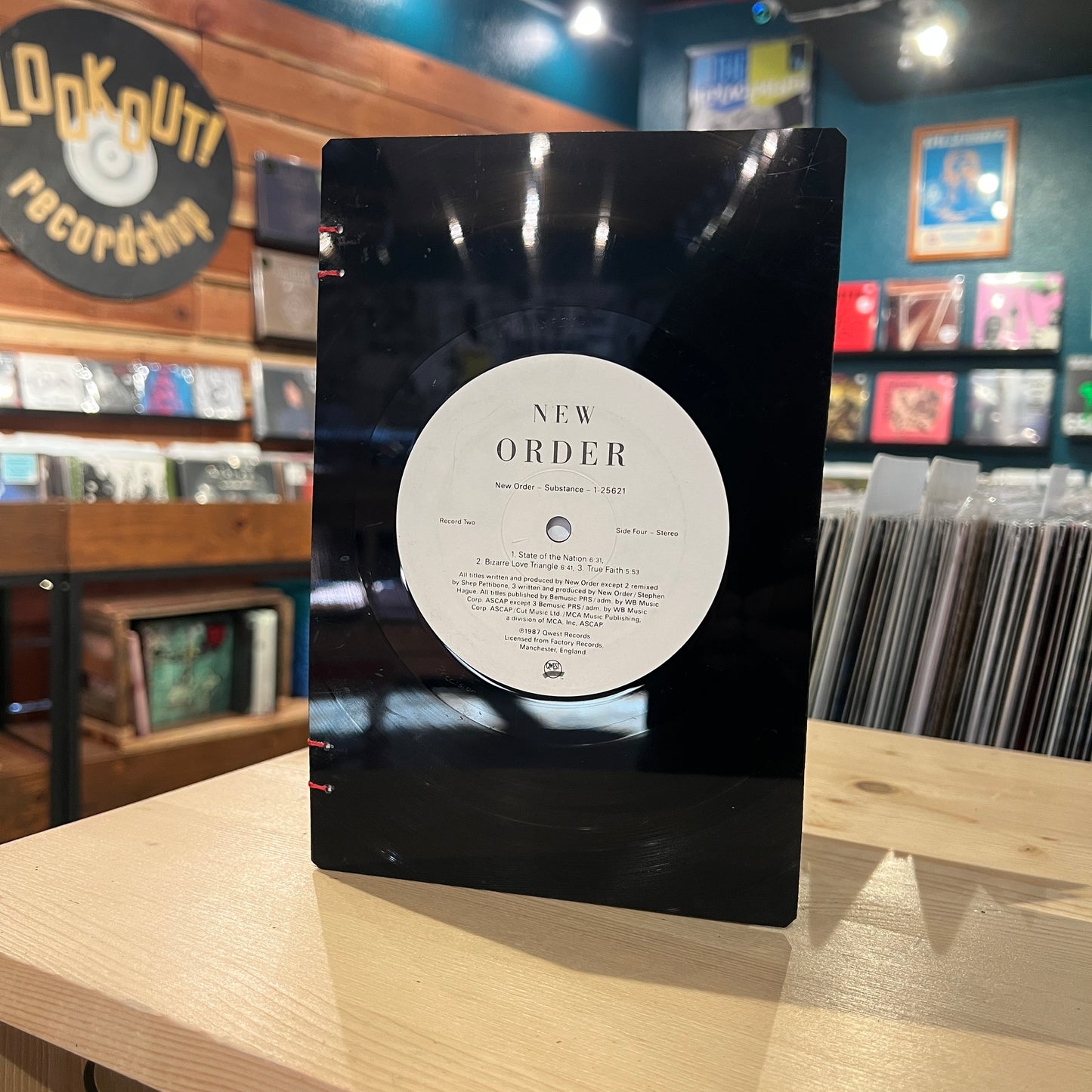 New Order / Depeche Mode Recycled Vinyl Journal