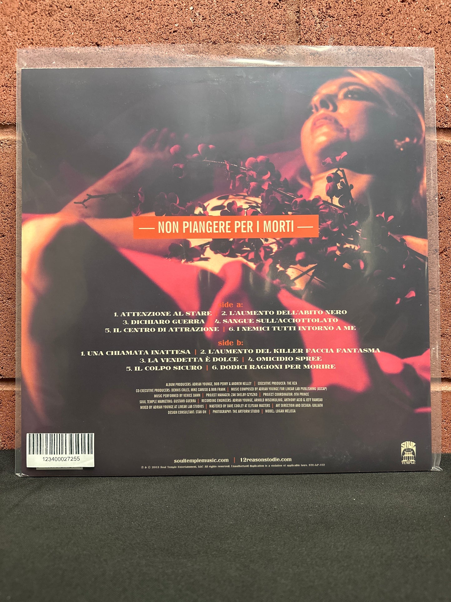 Used Vinyl:  Adrian Younge Con Ghostface Killah ”Dodici Ragioni Per Morire (Strumentale)” LP