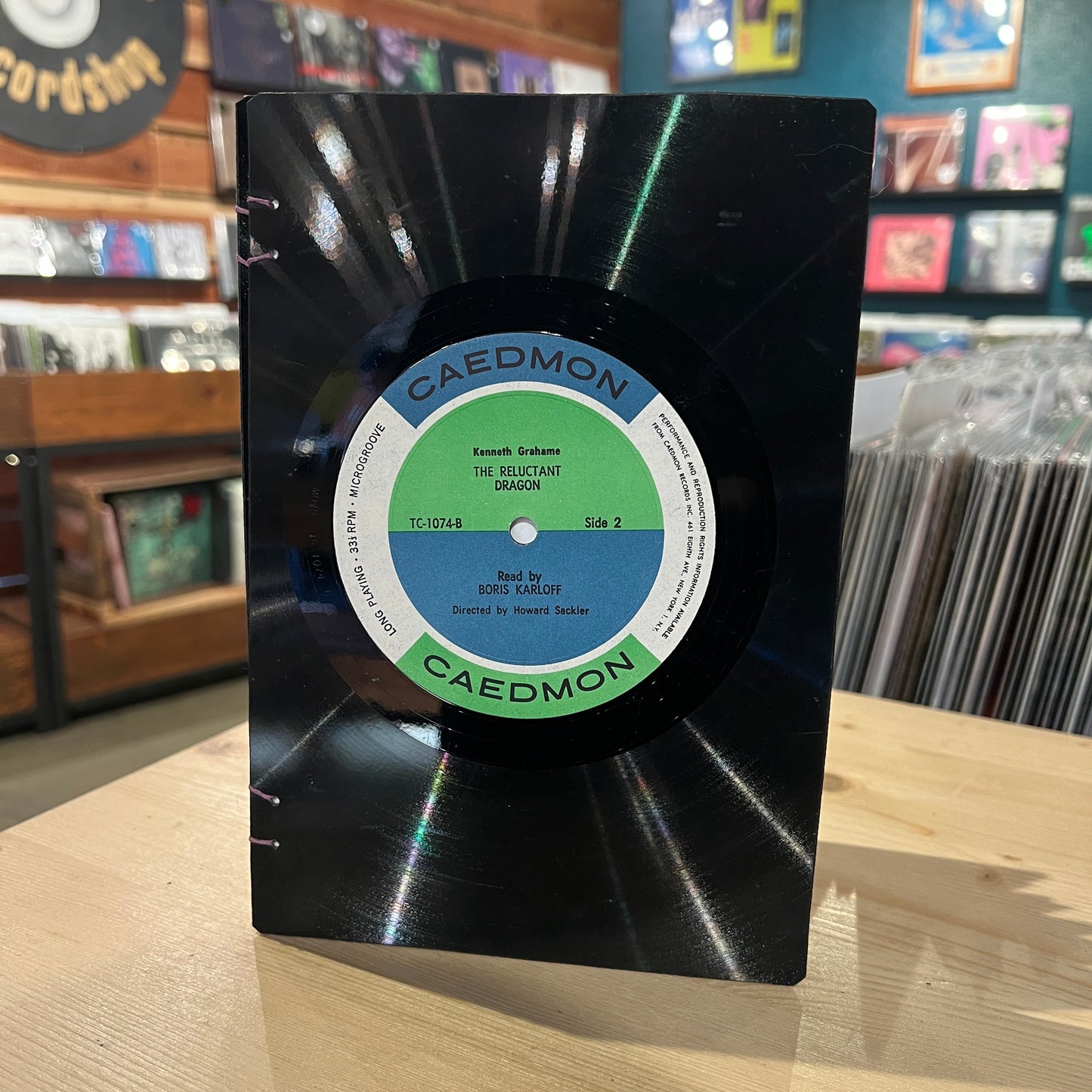 The Haunted Mansion / The Reluctant Dragon Recycled Vinyl Journal