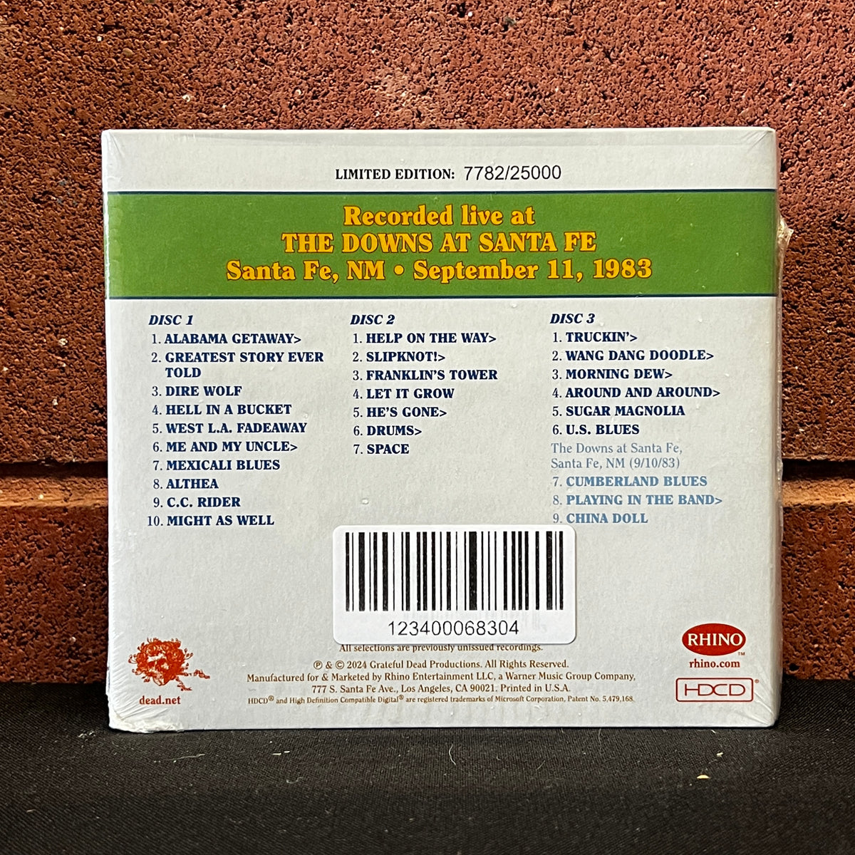 Used CD: The Grateful Dead "Dave's Picks, Volume 52 (The Downs At Santa Fe, Santa Fe, NM • 9/11/83)" 3xCD Set (2024 Press - Sealed)