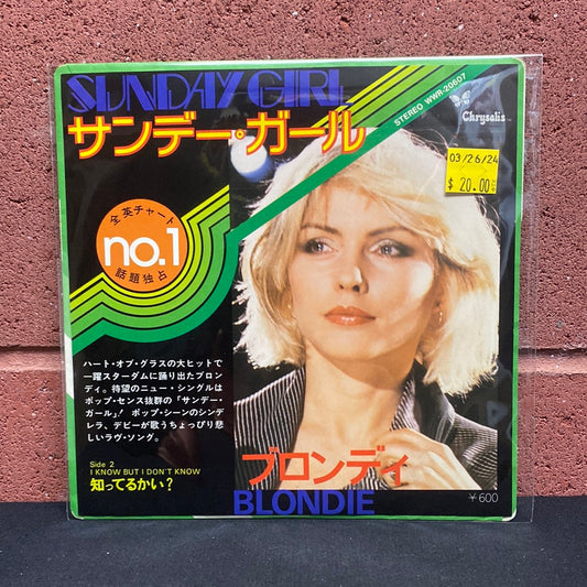 Used Vinyl:  Blondie "Sunday Girl" 7" (Japanese Press)