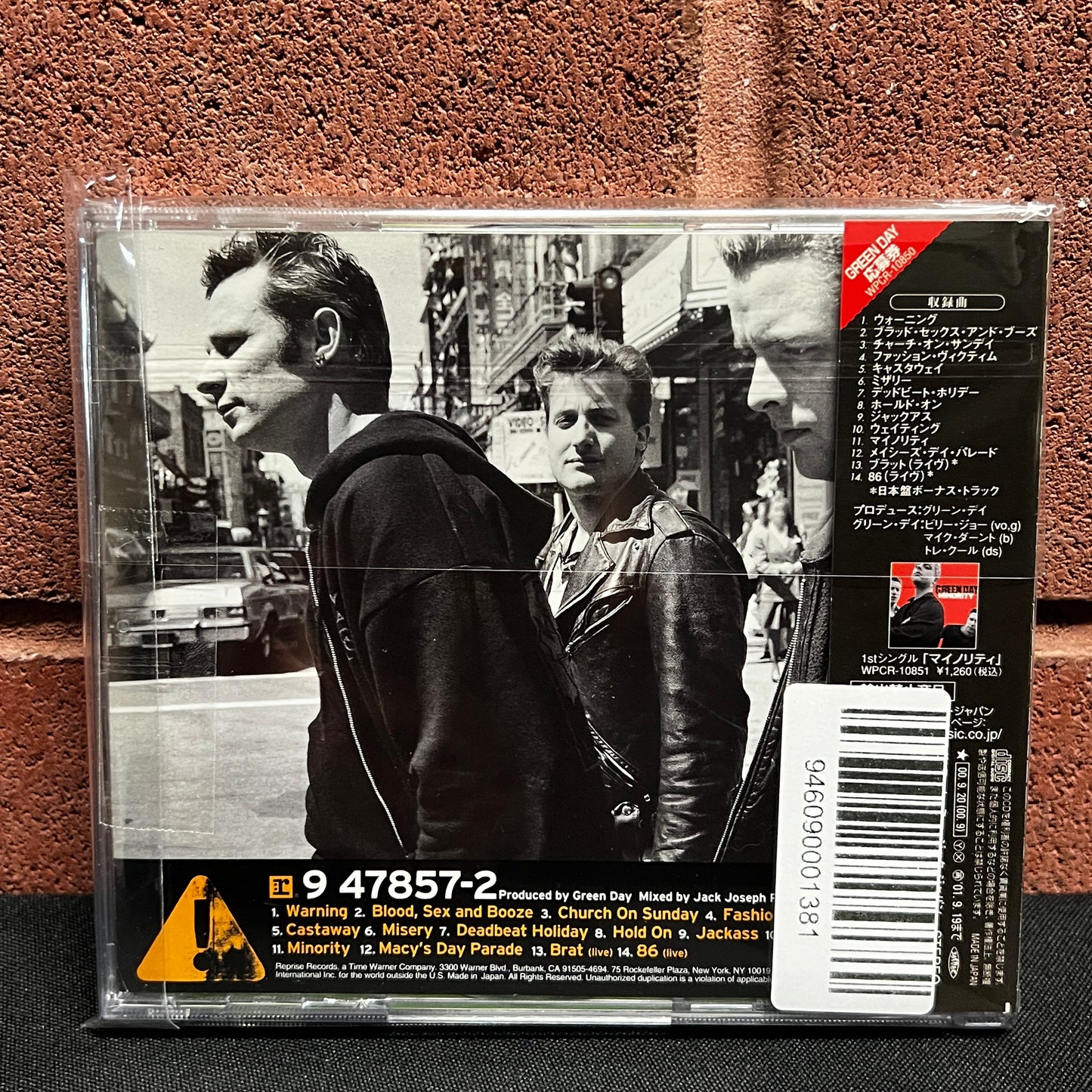 Used CD: Green Day "Warning" CD (2000 Japanese Press w/ Bonus Tracks)