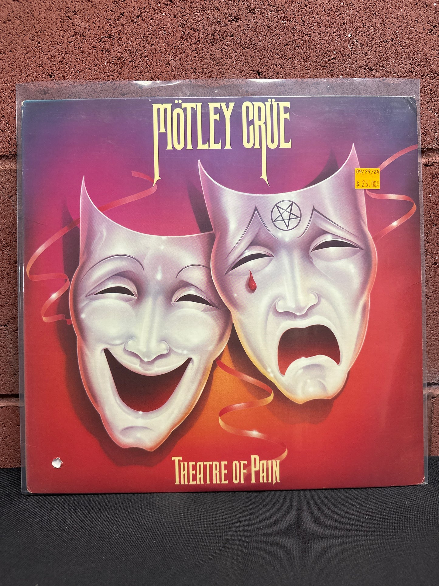 Used Vinyl:  Motley Crue ”Theatre Of Pain” LP