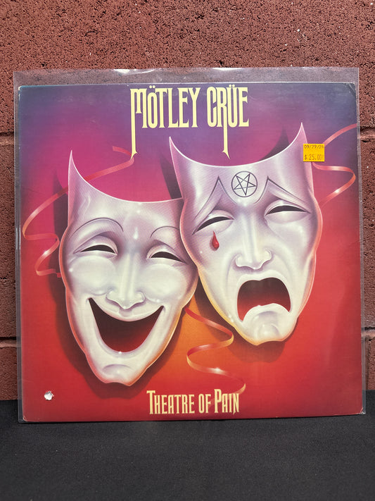 Used Vinyl:  Motley Crue ”Theatre Of Pain” LP