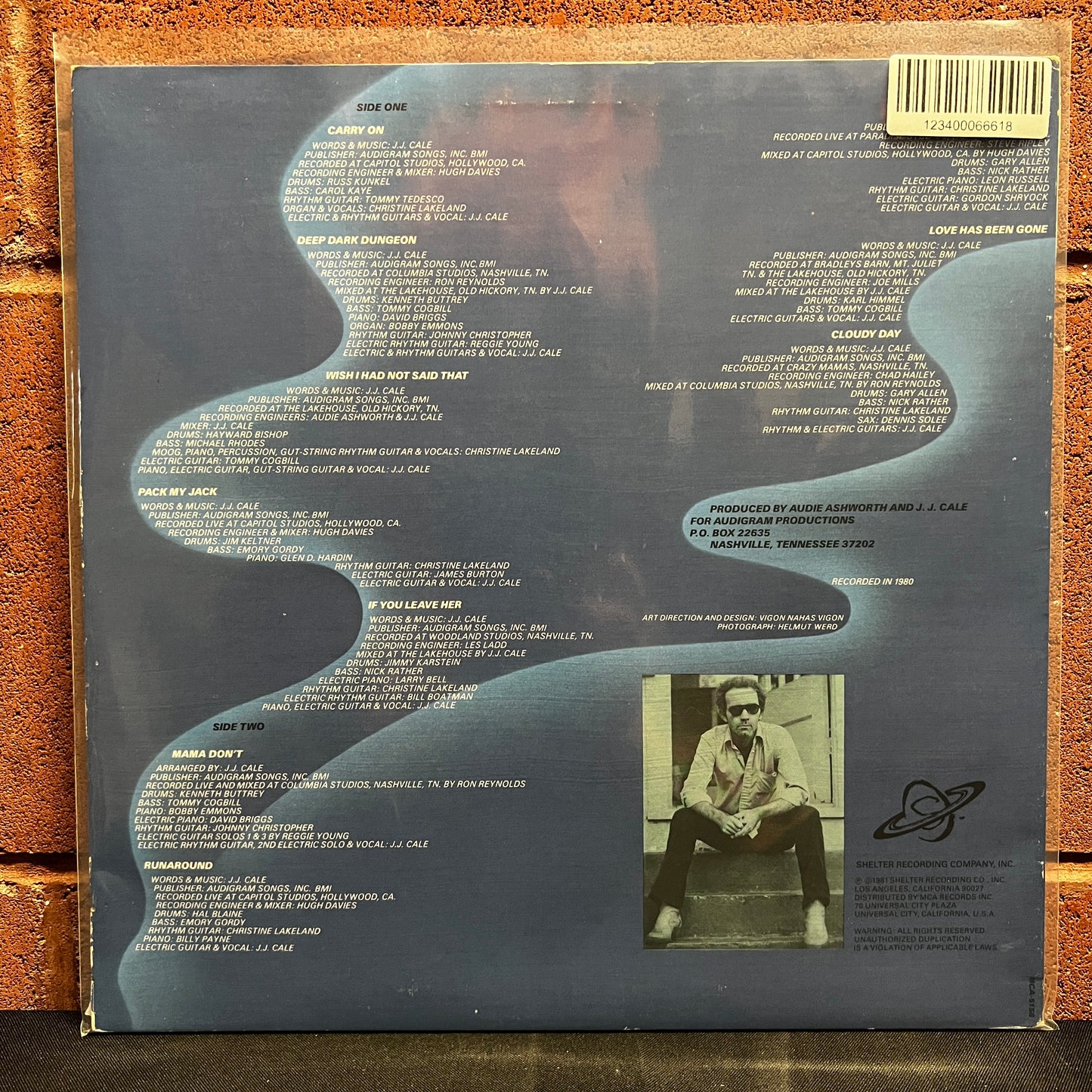 Used Vinyl: J.J. Cale ‎"Shades" LP (1981 Press - Promo)