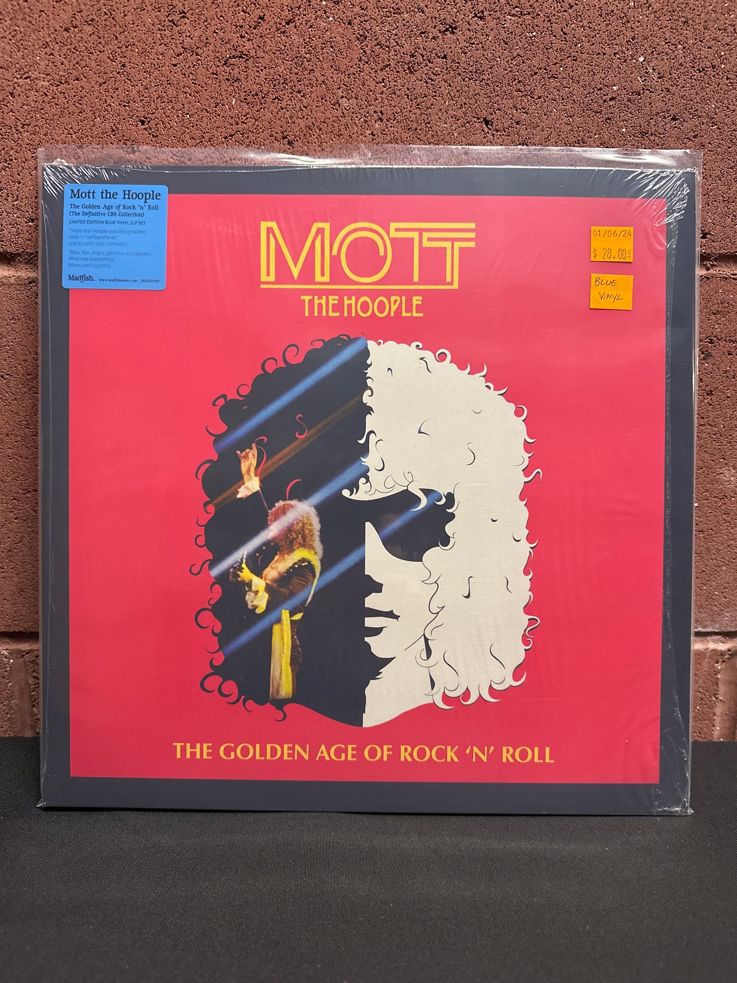 Used Vinyl: Mott the Hoople "The Golden Age of Rock n Roll" 2xLP (Blue vinyl)