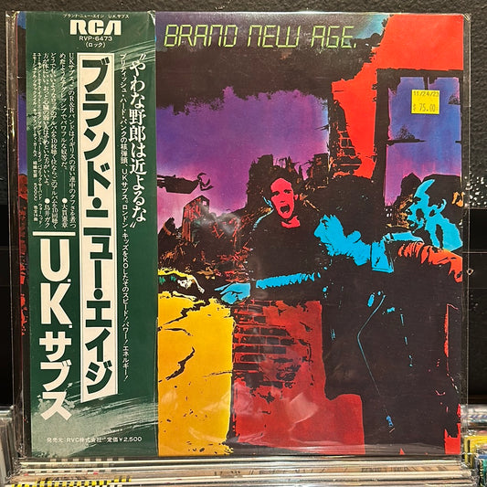 Used Vinyl:  UK Subs "Brand New Age" LP (Japanese Press)