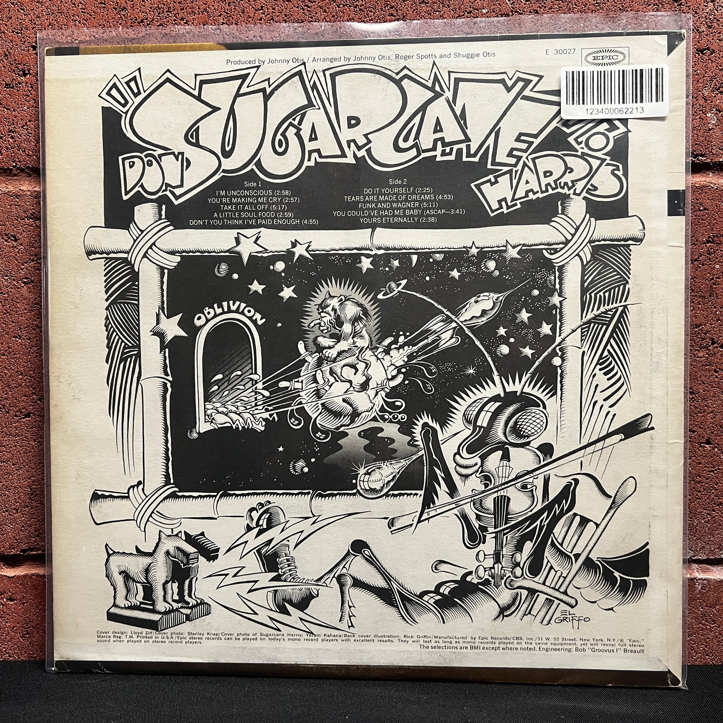 Used Vinyl: Sugarcane Harris "S/T" LP