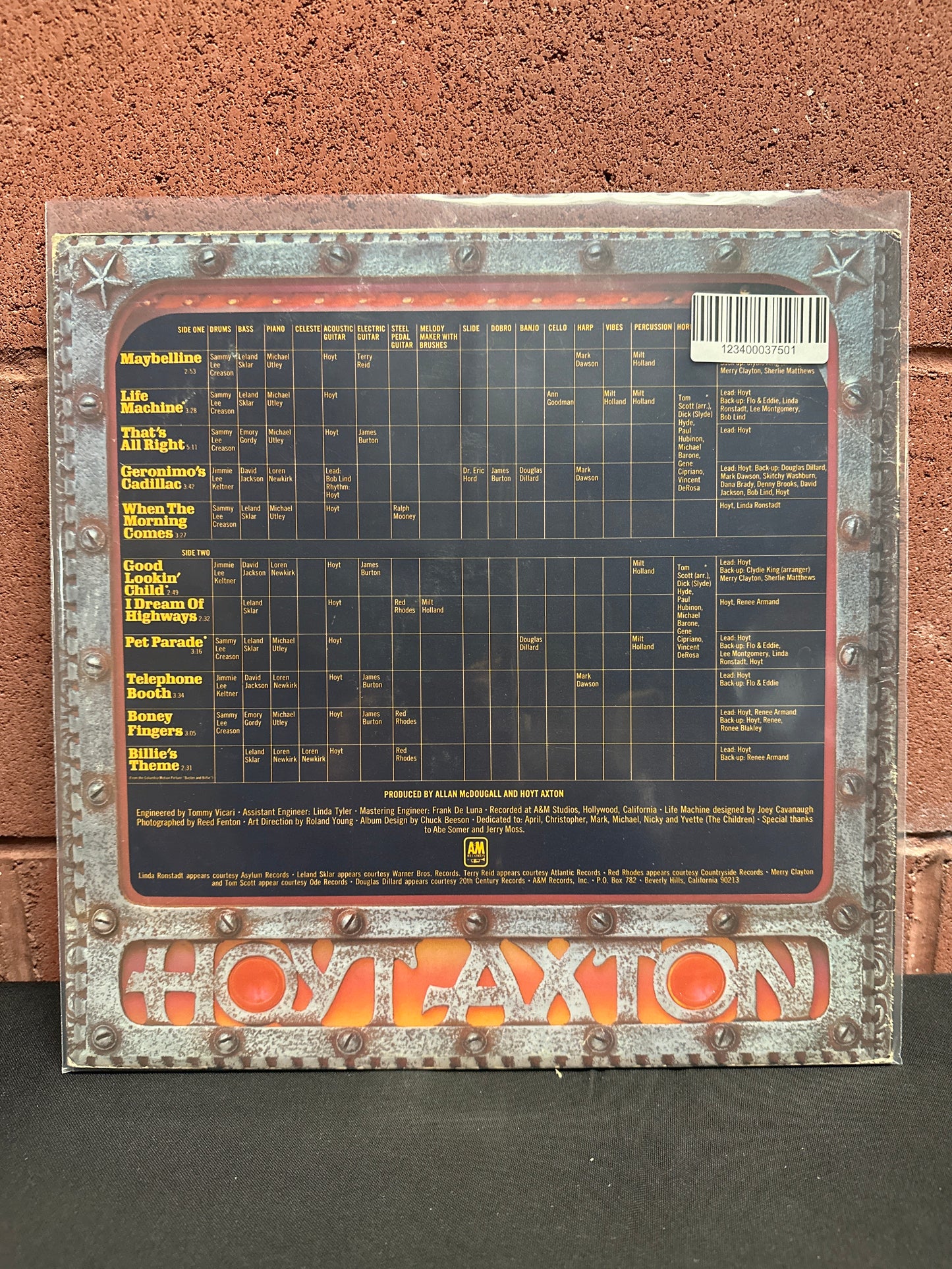 Used Vinyl:  Hoyt Axton ”Life Machine” LP