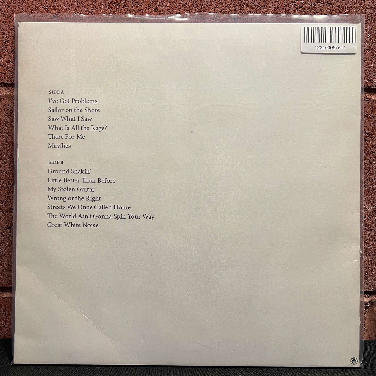 Used Vinyl: The Sam Chase & The Untraditional "Great White Noise" LP (Clear Raw Vinyl)