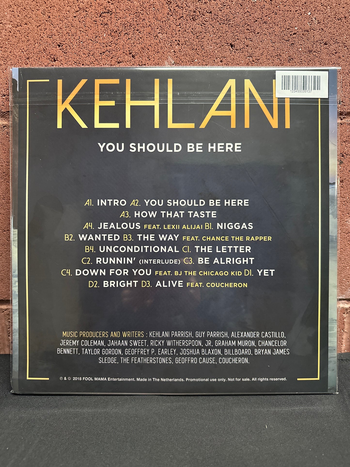 Used Vinyl: Kehlani "You Should Be Here" 2xLP (Clear Vinyl))