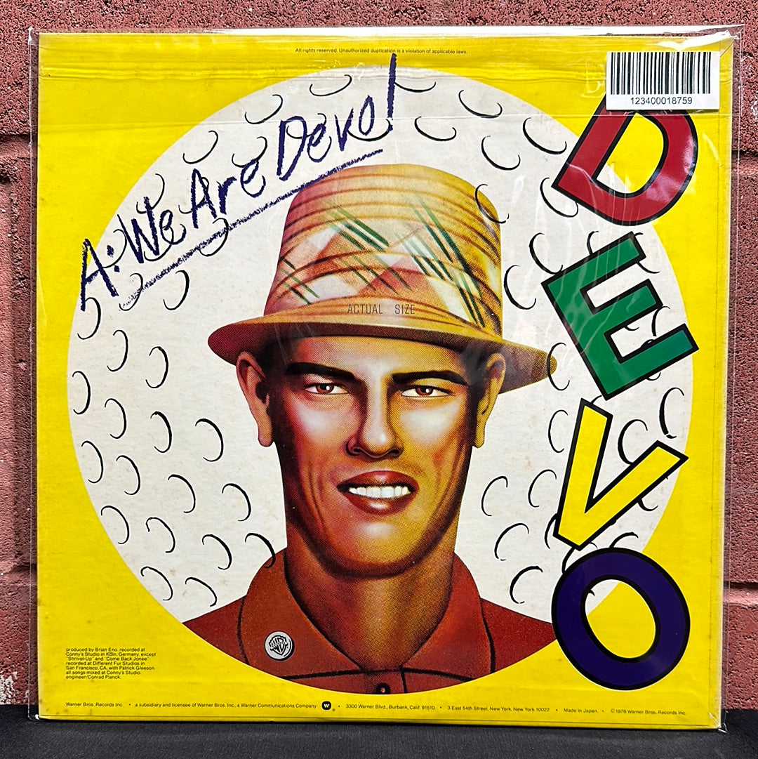 Used Vinyl:  Devo "Q: Are We Not Men? A: We Are Devo!" LP (Japanese Press)