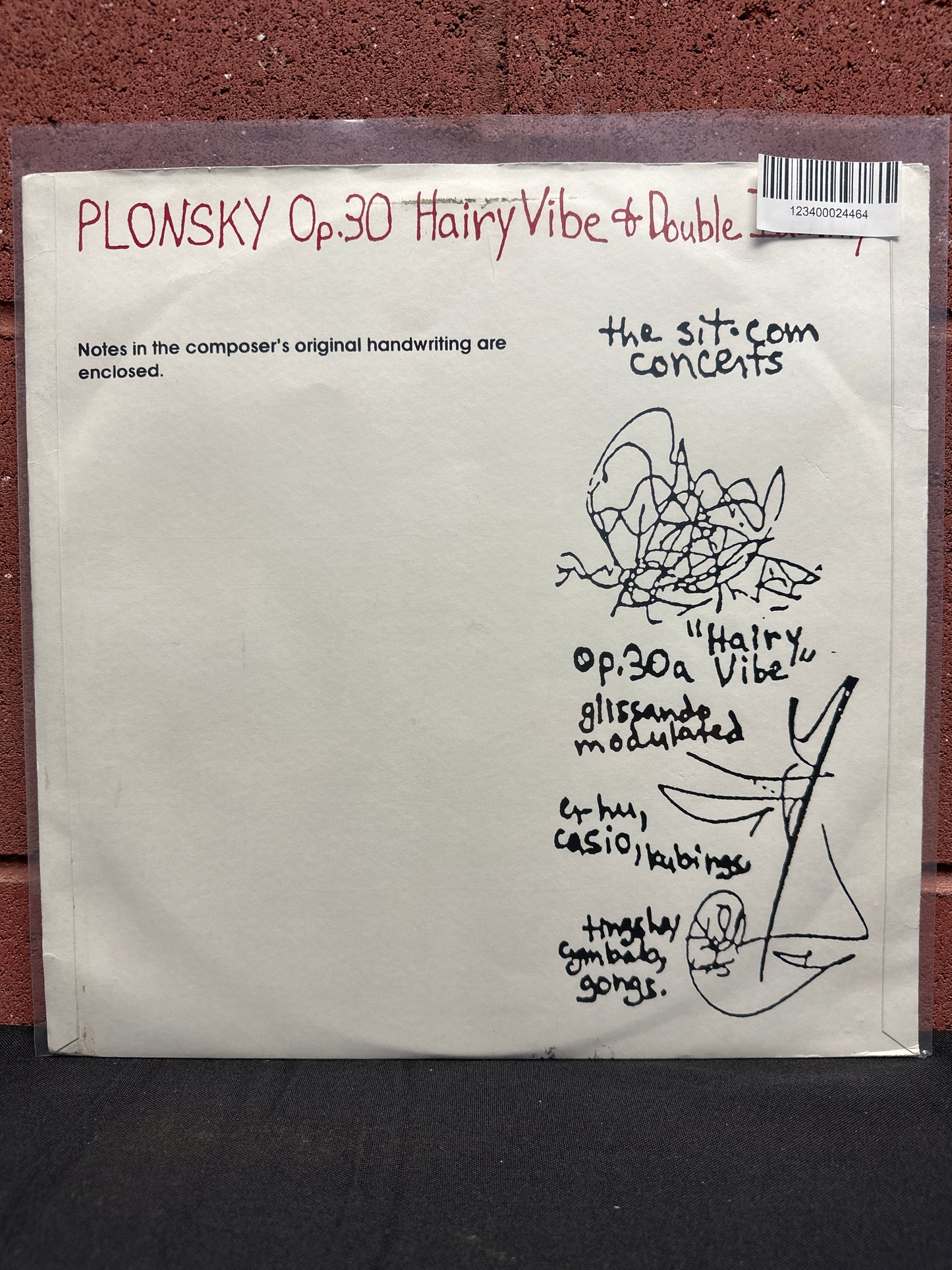 Used Vinyl:  Peter Brody Plonsky ”Op. 30 Hairy Vibe + Double Identity” LP (Unofficial)