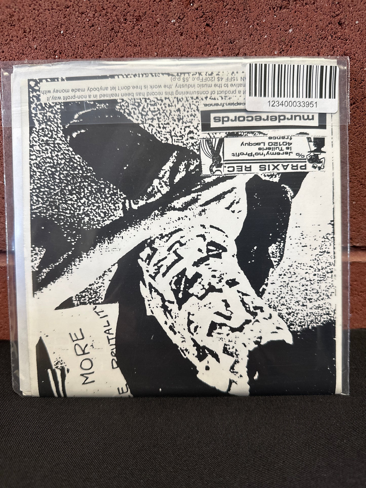 Used Vinyl:  Opstand ”No More Police Brutality” 7"