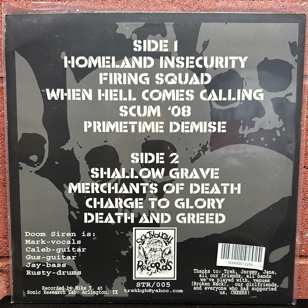 Used Vinyl:  Doom Siren ”Homeland Insecurity” LP