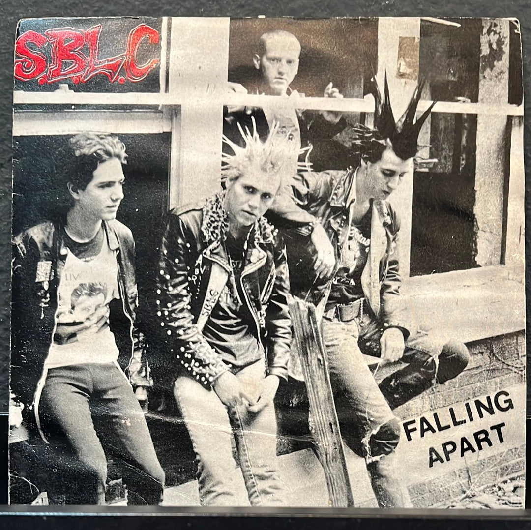 USED VINYL: S.B.L.C. "Falling Apart" 7" (Blue Vinyl)