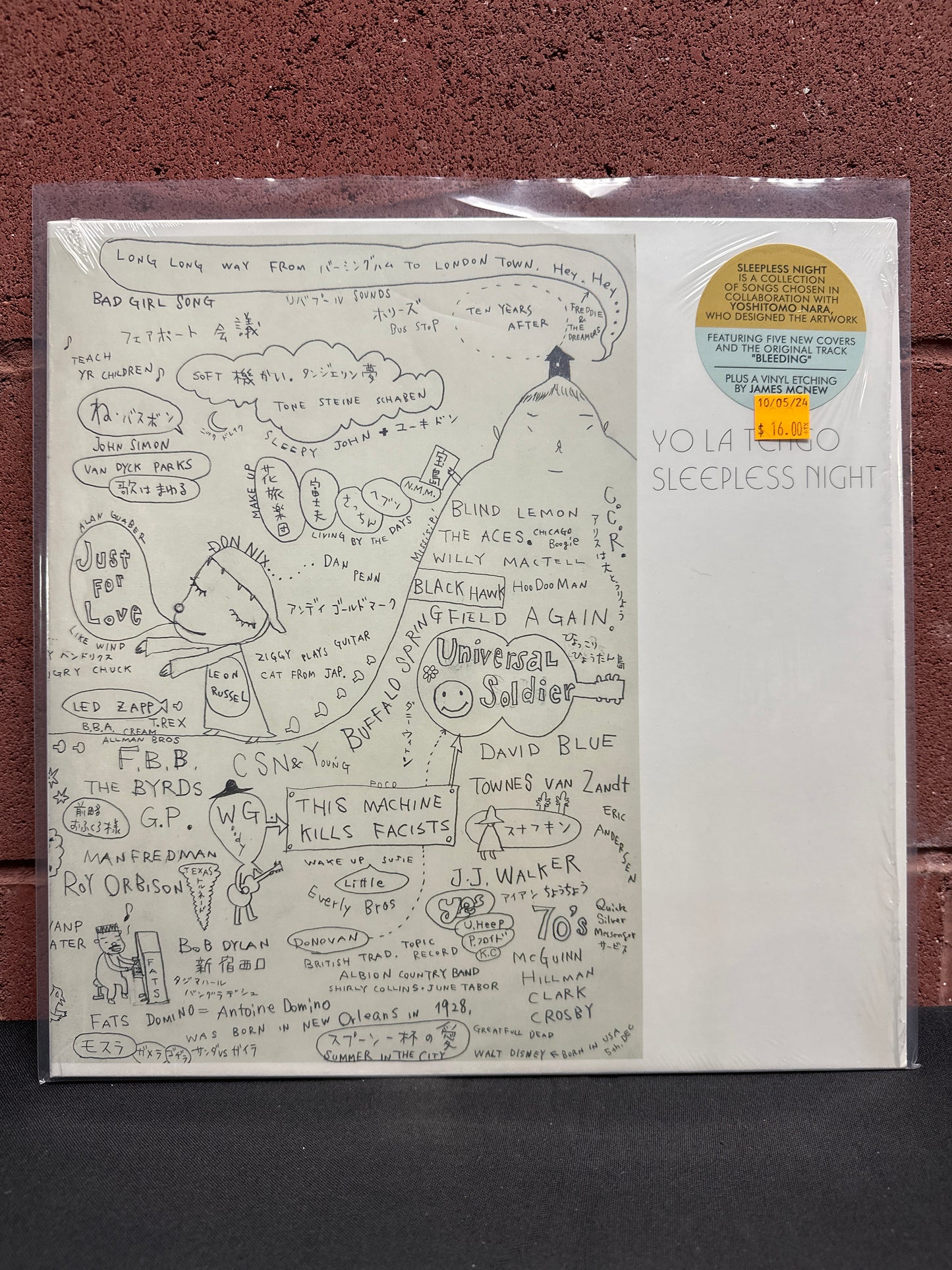 Used Vinyl:  Yo La Tengo ”Sleepless Night” 12"