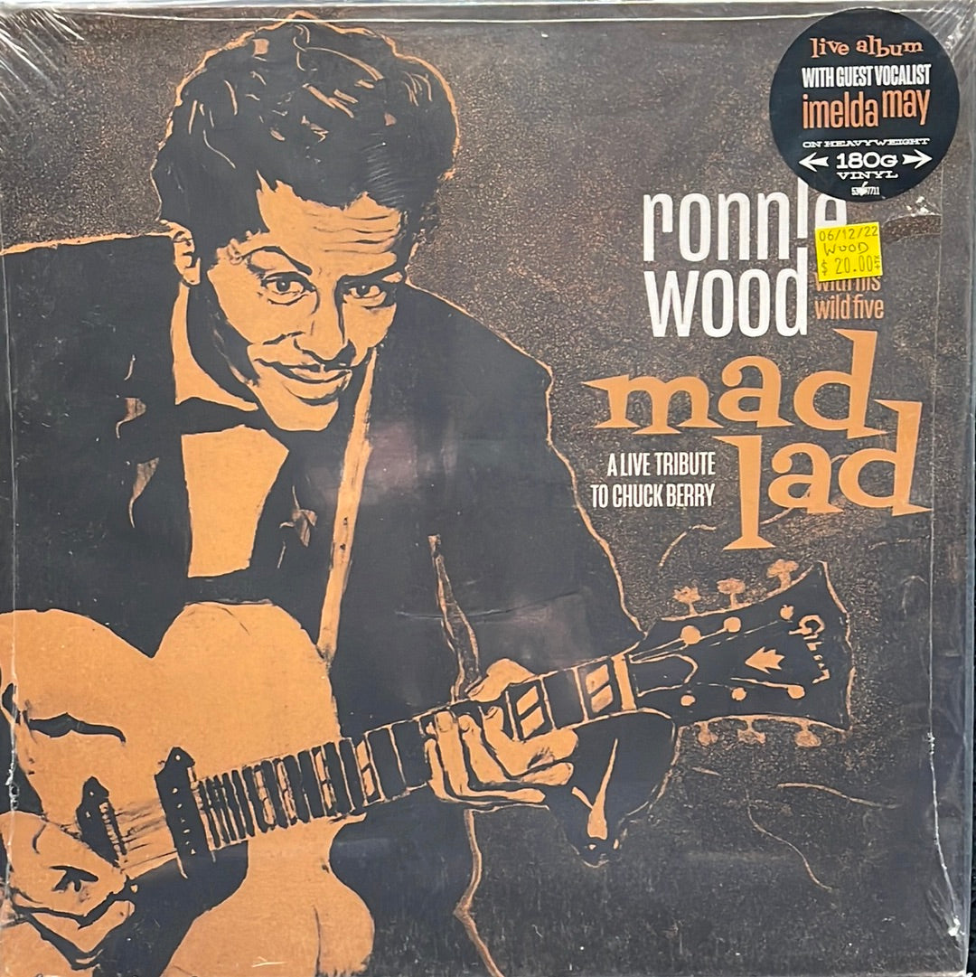 USED VINYL: Ronnie Wood With His Wild Five "Mad Lad (A Live Tribute To Chuck Berry)" LP