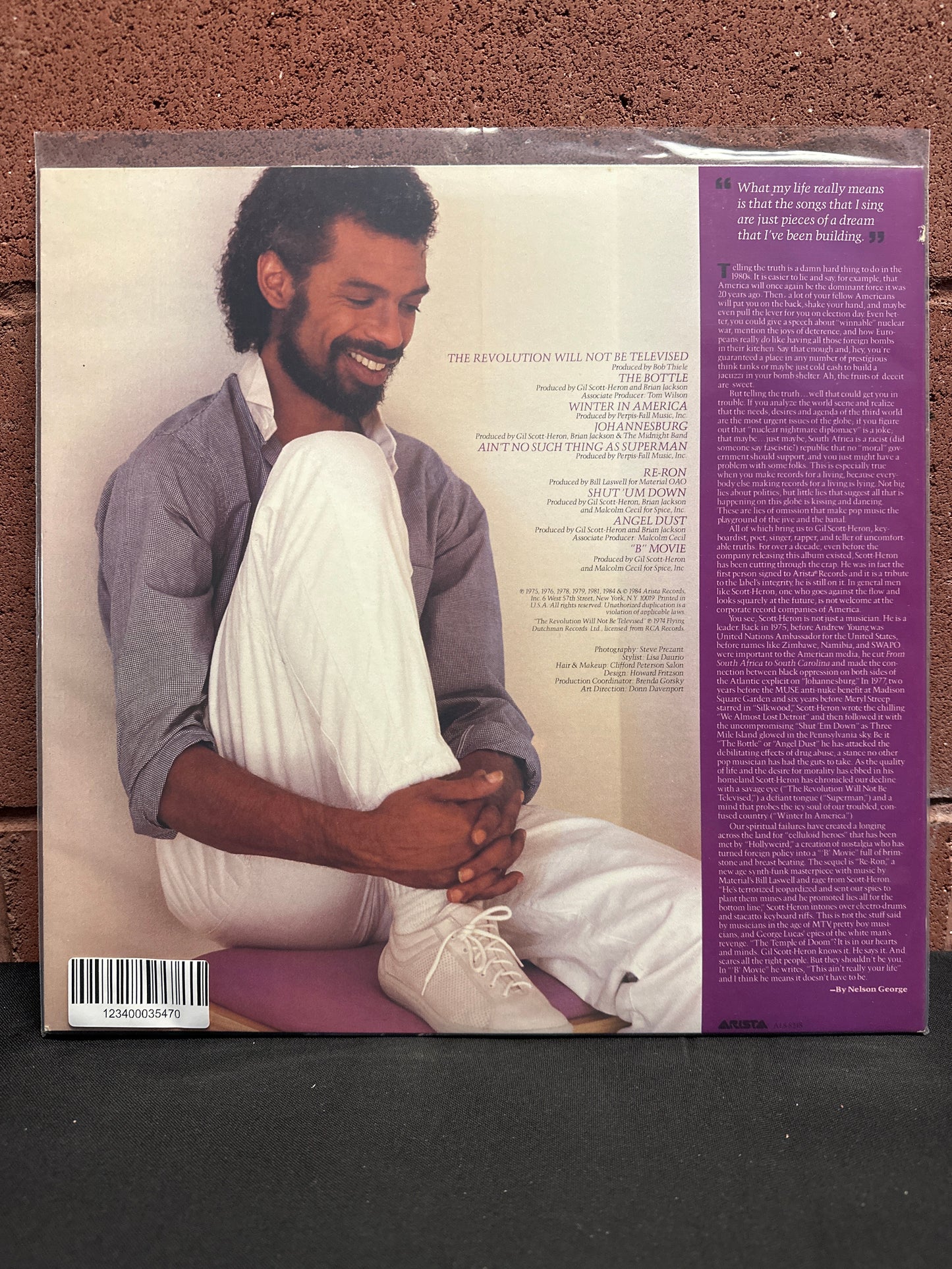 Used Vinyl:  Gil Scott-Heron ”The Best Of” LP