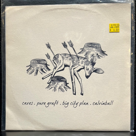 USED VINYL: Caves / Pure Graft / Big City Plan / Calvinball “Caves / Pure Graft / Big City Plan / Calvinball Split 10"” 10"