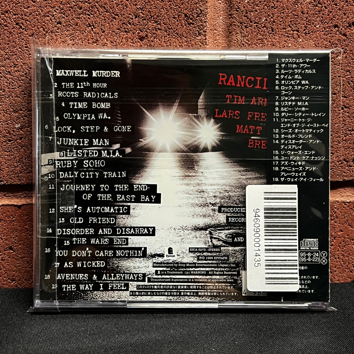 Used CD: Rancid "...And Out Come The Wolves" CD (1995 Japanese Press)