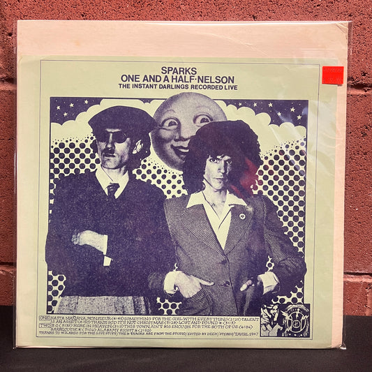 Used Vinyl: Sparks "One and A Half-Nelson: The Instant Darlings Recorded Live" LP (Blue Cover Sheet TAKRL Press)