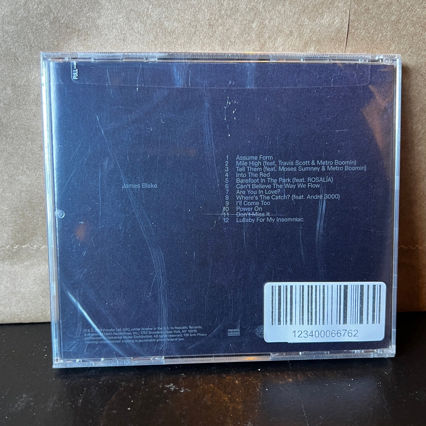Used CD: James Blake ‎"Assume Form" CD (2019 Press)