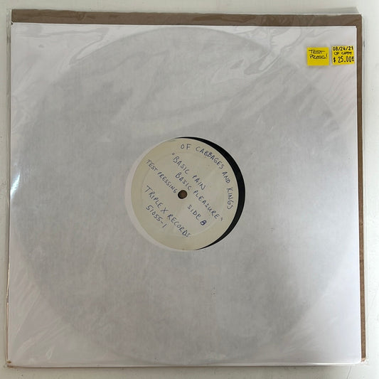 USED VINYL: Of Cabbages And Kings “Basic Pain Basic Pleasure” LP (Test Pressing)