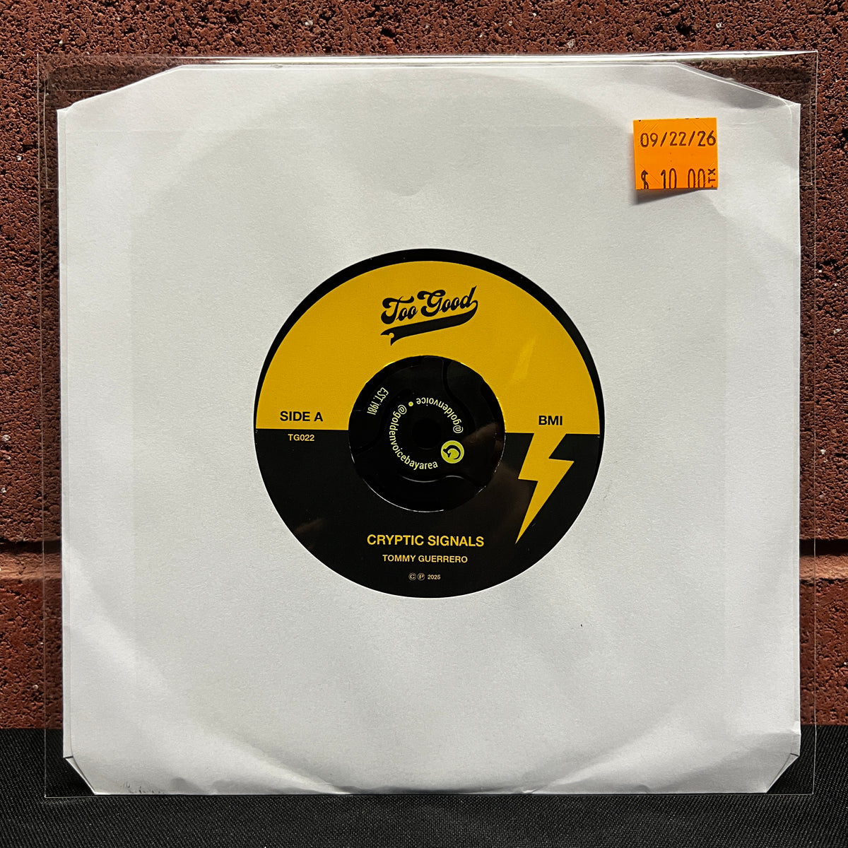 Used Vinyl: Tommy Guerrero "Cryptic Signals" 7"
