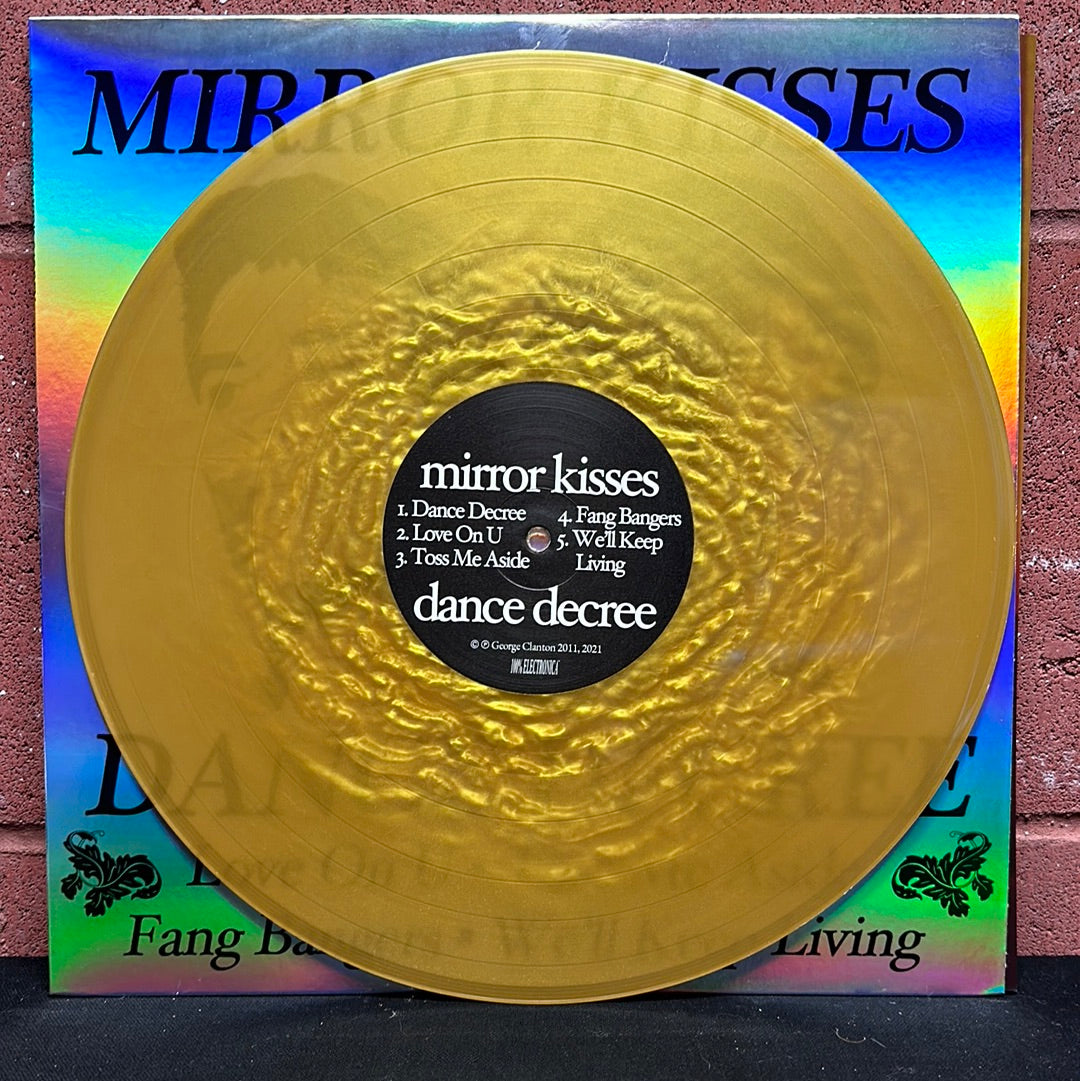 Used Vinyl:  Mirror Kisses & Kid's Garden ”Dance Decree / Light Hearted” LP (Gold vinyl)