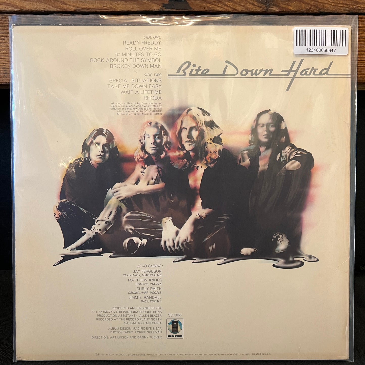 Used Vinyl: Jo Jo Gunne "Bite Down Hard" LP (1973 Press)