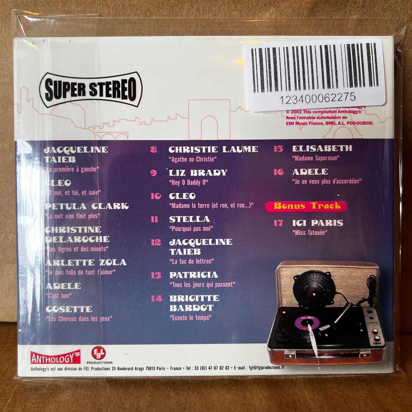 Used CD: Various Artists "Femmes De Paris - Groovy Sounds From The 60's - Vol. 2" CD
