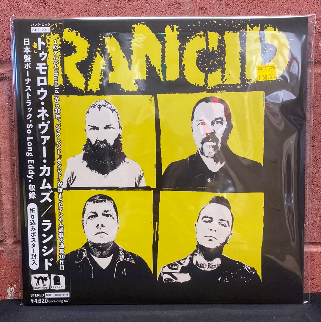 Used Vinyl:  Rancid "Tomorrow Never Comes" LP (Japanese Press)