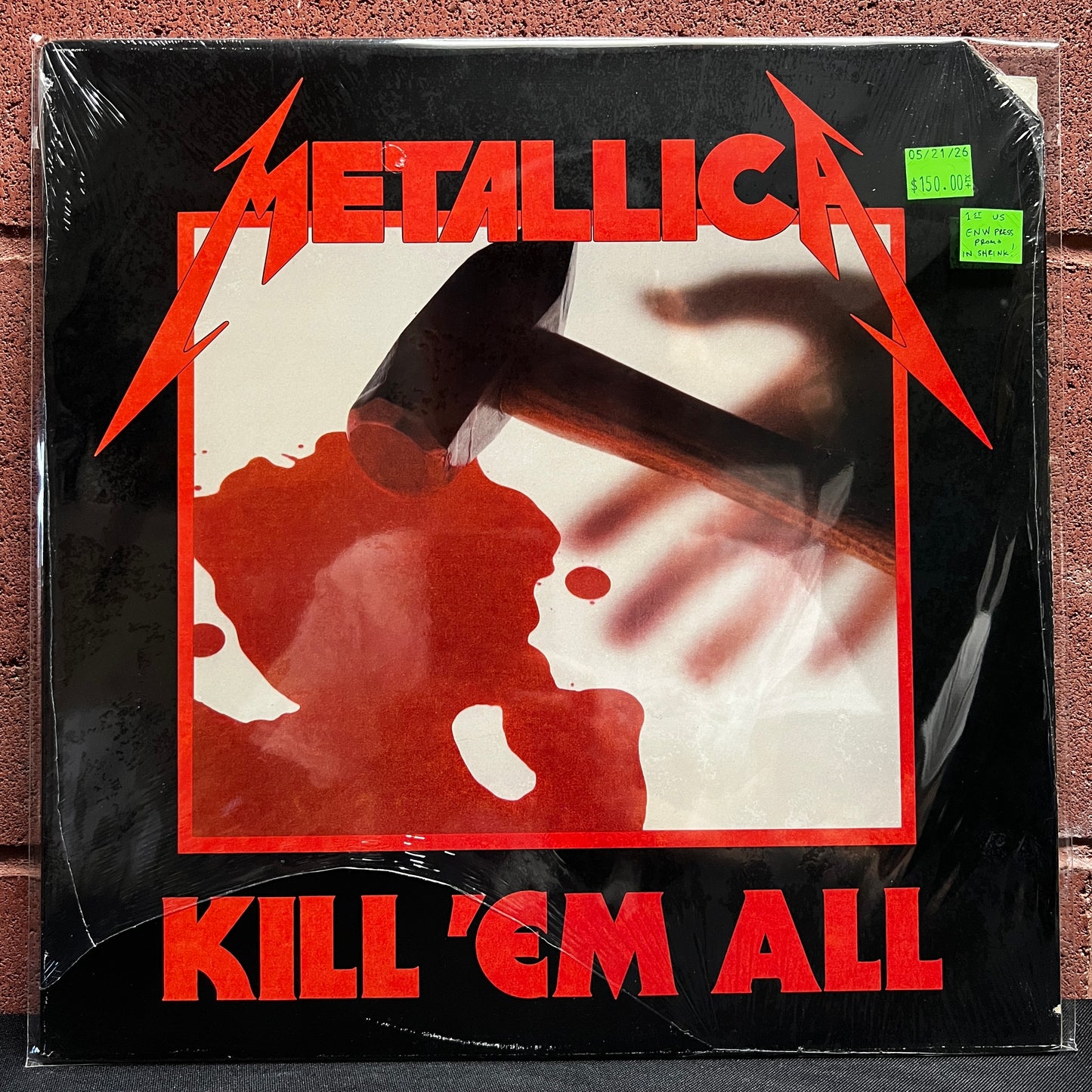 Used Vinyl: Metallica "Kill 'Em All" LP (1st US ENW Press Promo Copy)