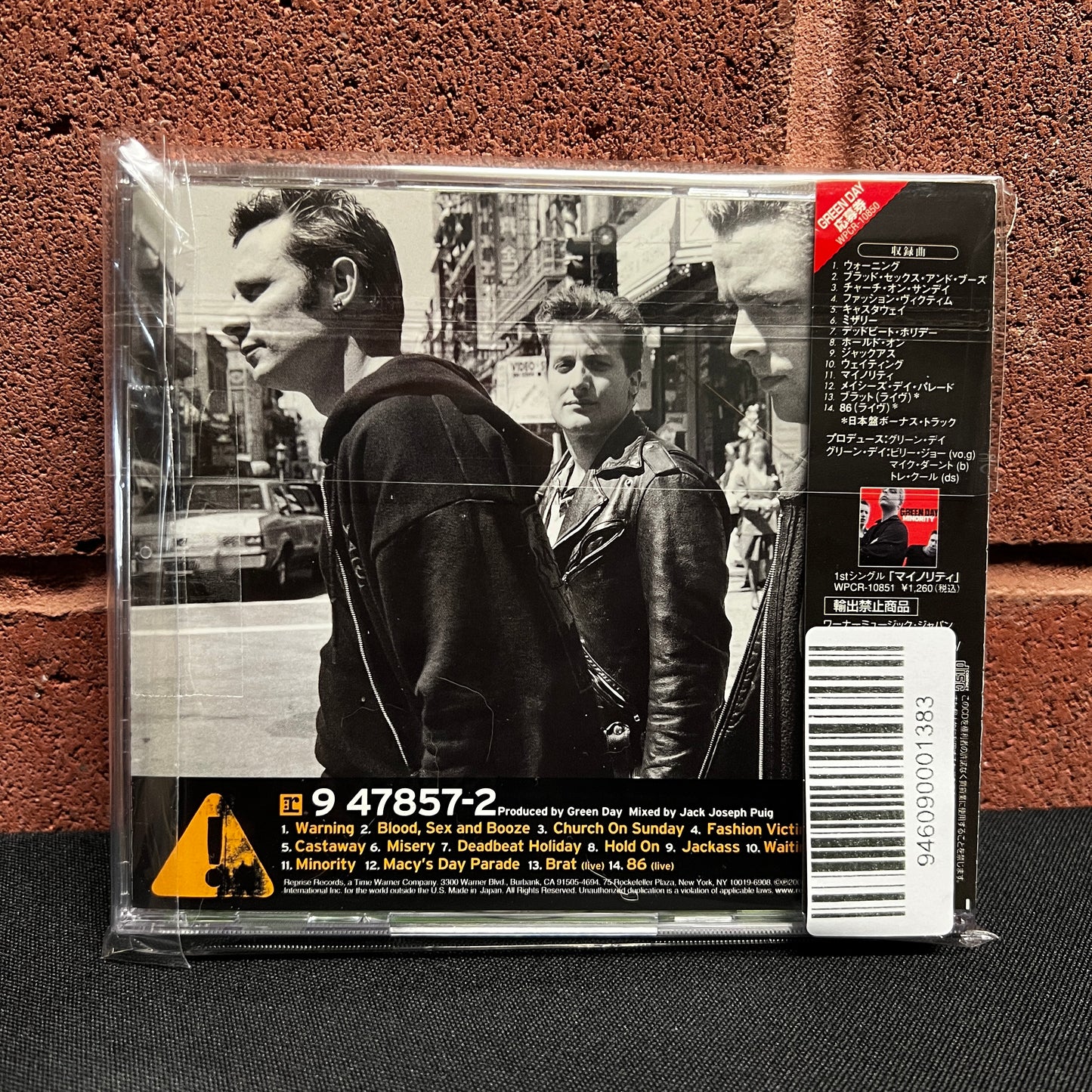 Used CD: Green Day "Warning" CD (2000 Japanese Press w/ Bonus Tracks)