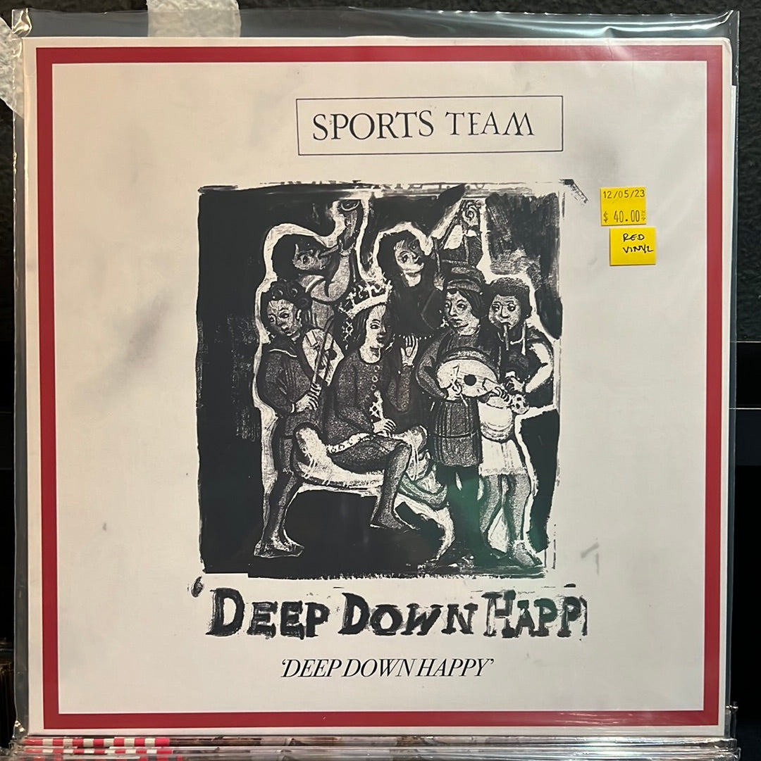 Used Vinyl:  Sports Team ”Deep Down Happy” LP (Red vinyl)