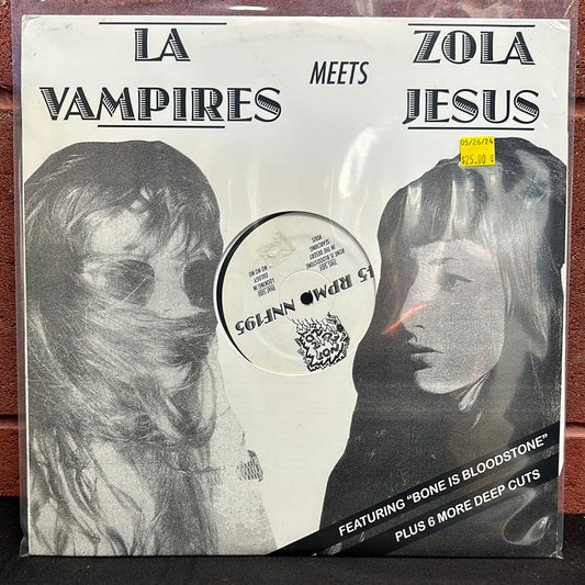 Used Vinyl:  LA Vampires Meets Zola Jesus ”LA Vampires Meets Zola Jesus” 12"